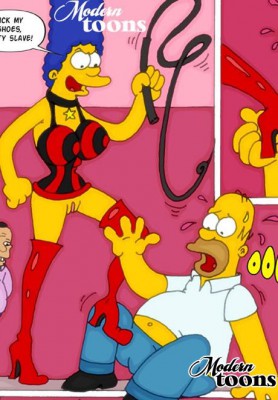 simpsons bdsm sex toon